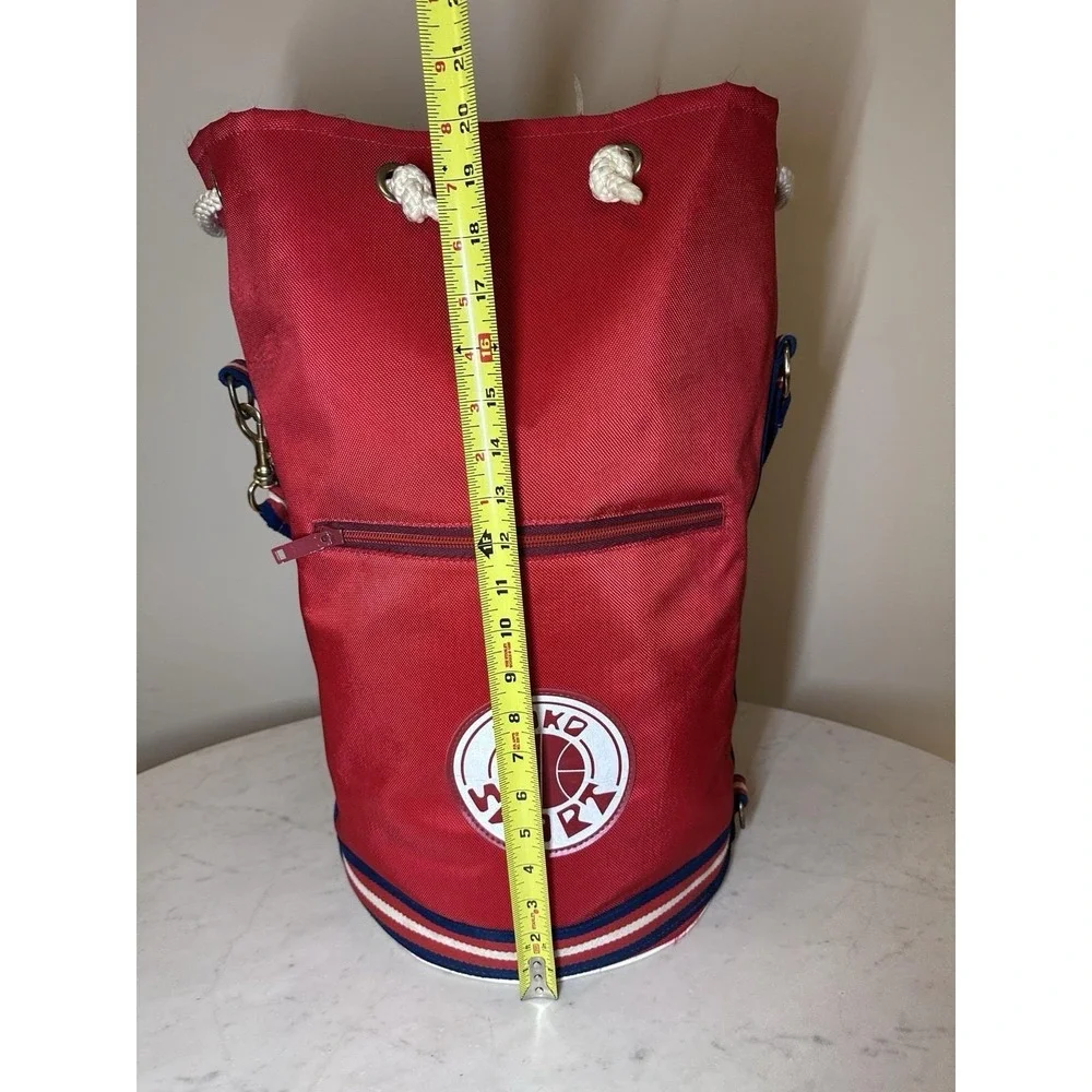 Toko Sport Duffel Bag Mens Womens Large Red Excellent‎ Vintage Style Basketball